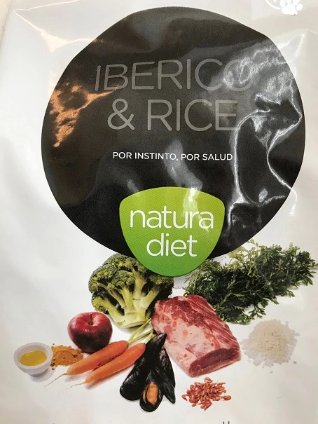 Natura Diet Iberico og Ris Hundefoder 500 g - Naturligt og allergivenligt
